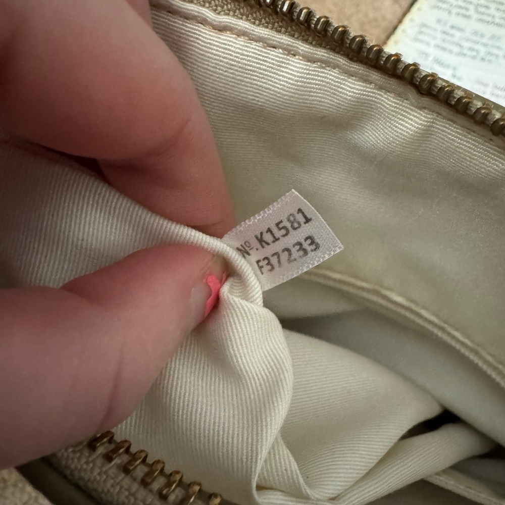Coach Tan and Cream Sierra Satchel Bag - Picture 12 of 12